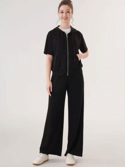 Set felpa con zip + pantaloni