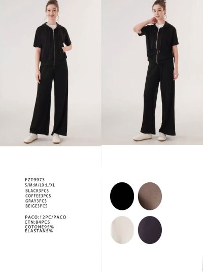 Set felpa con zip + pantaloni 2