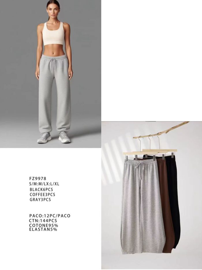 Pantalón chándal relaxed cintura elástica