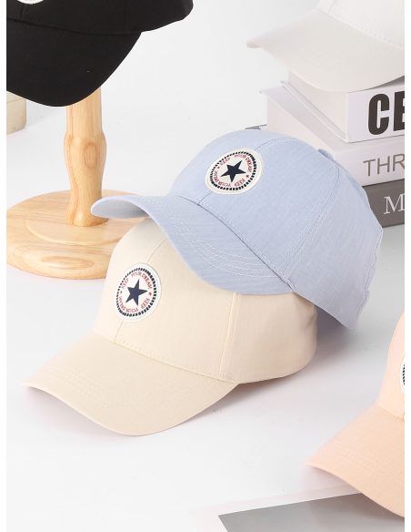Gorra color pastel parche estrella