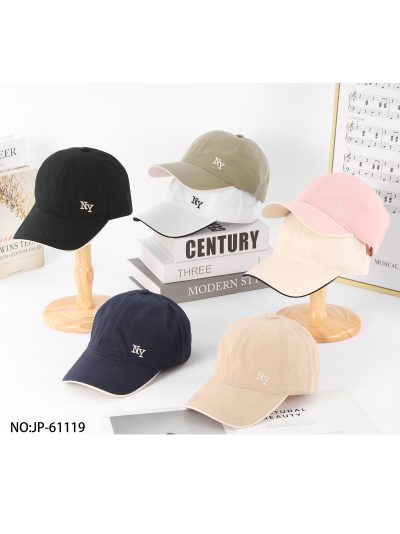 Gorra letras bordadas ribete en contraste 2