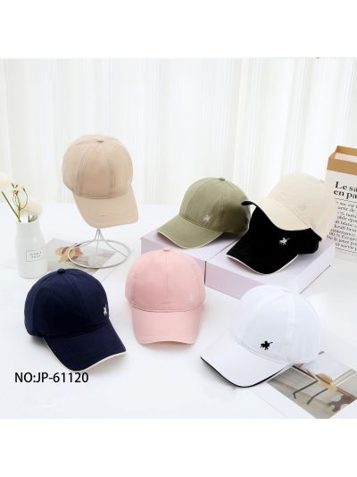 Gorra bordado jinete ribete en contraste 2