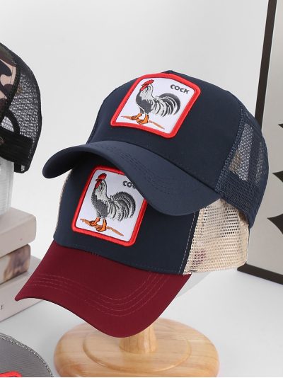 Gorra trucker parche gallo