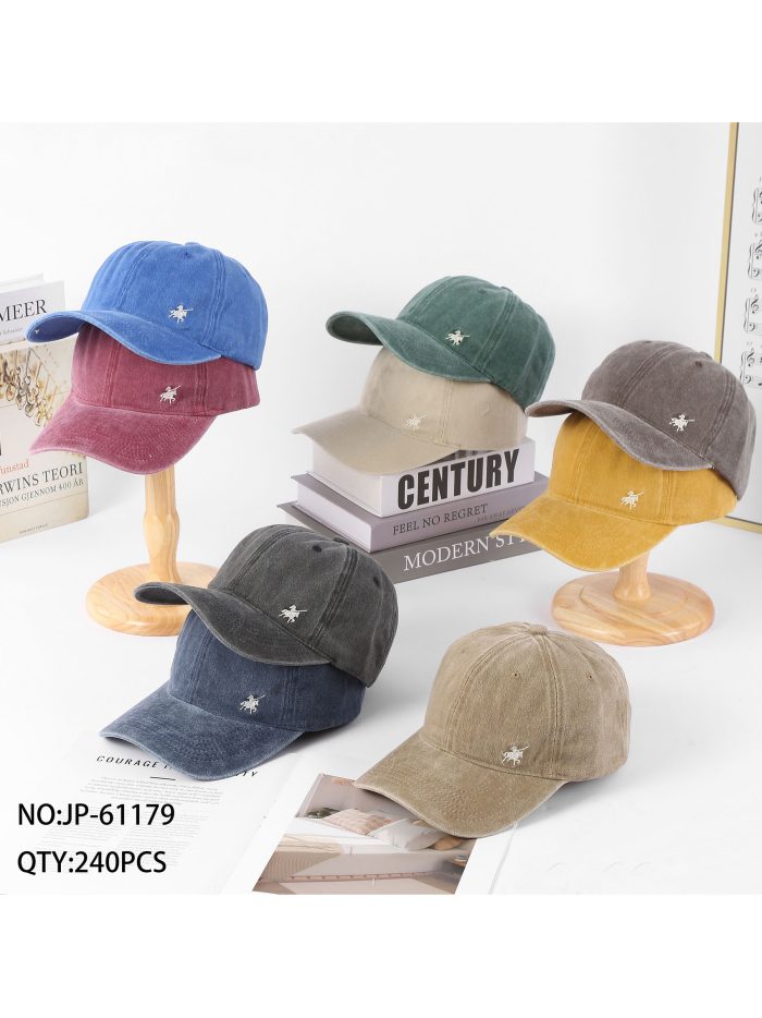 Gorra denim bordado jinete