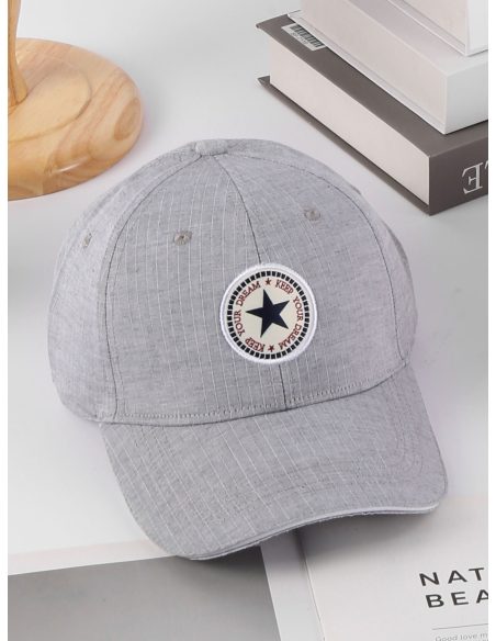 Gorra textura parche estrella