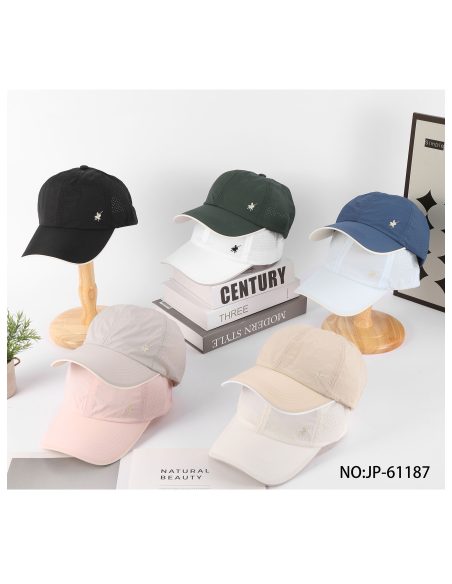 Gorra transpirable ribete en contraste