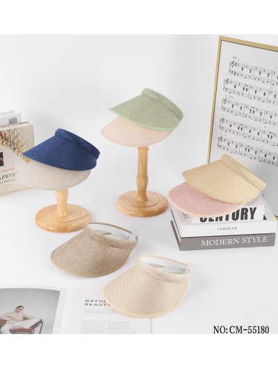 Gorra visera efecto lino 2