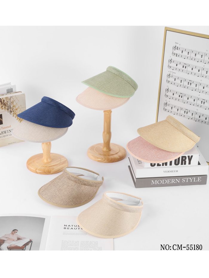 Gorra visera efecto lino