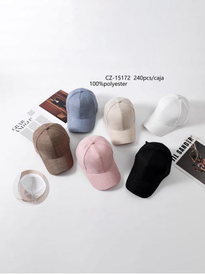 Gorra béisbol efecto lino 2