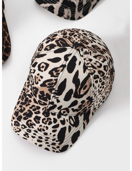 casquette de baseball à imprimé animal