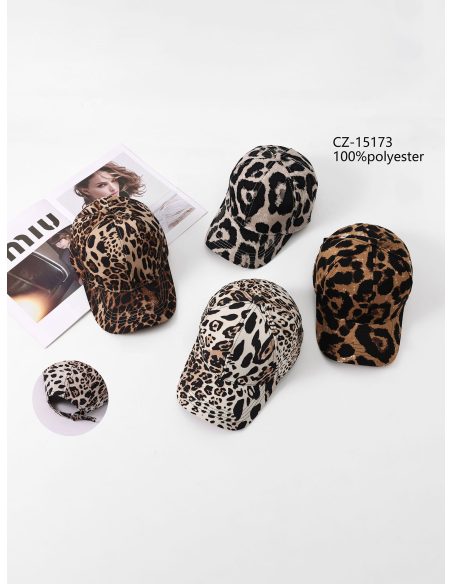 casquette de baseball à imprimé animal