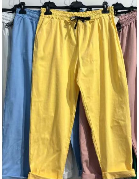 Pantalón jogger cintura elástica talla grande