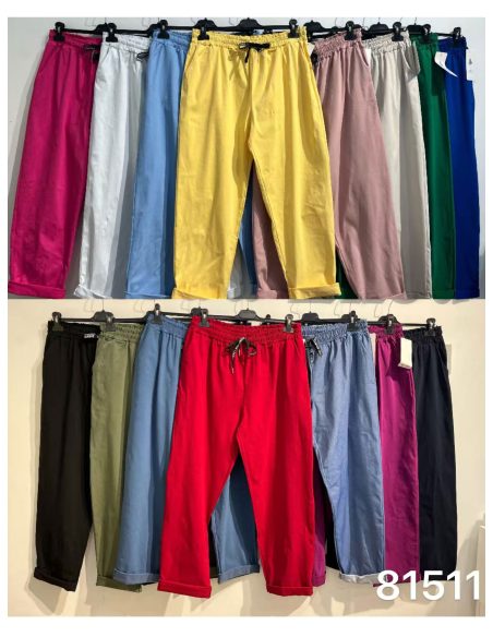 Pantalón jogger cintura elástica talla grande