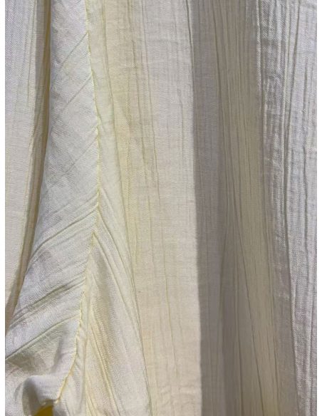 Blusa efecto arrugado collar