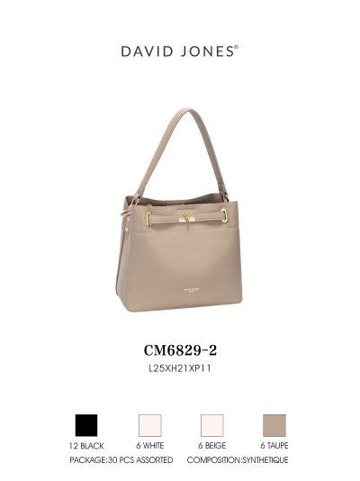 Bolso tote mini estructurado cierre metálico 2