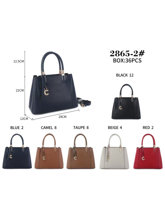 Bolso de mano estructurado colgante