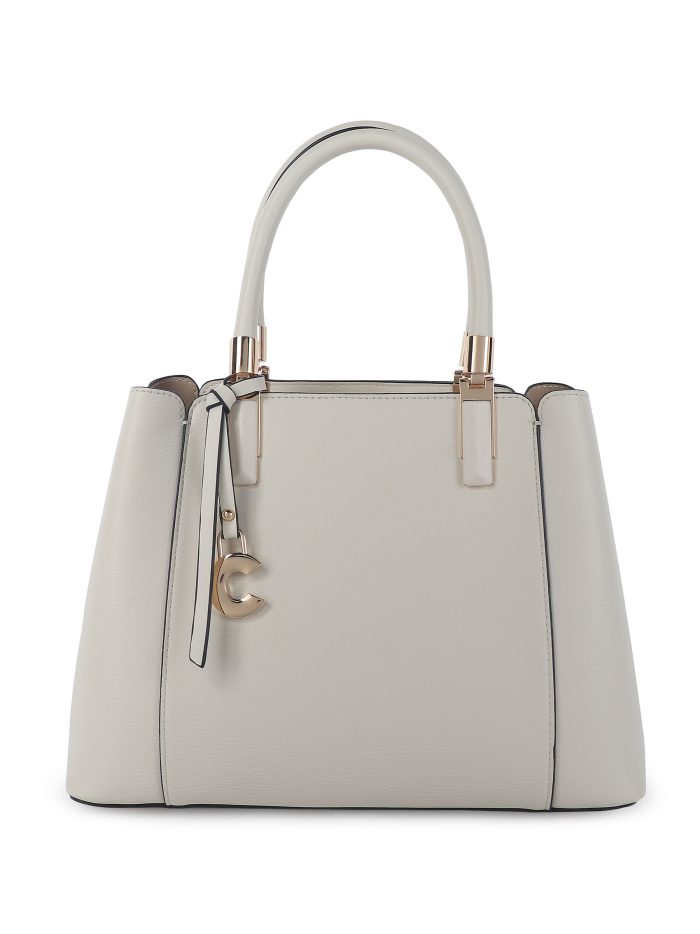 Bolso de mano estructurado colgante