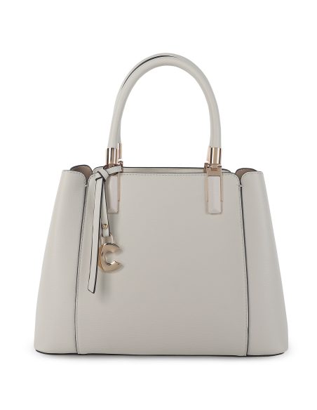 Bolso de mano estructurado colgante