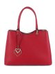 Bolso shopper estructurado colgante corazón