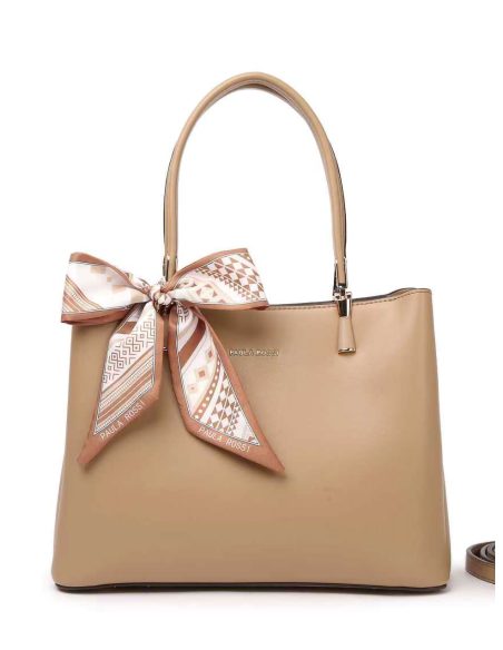 Bolso tote liso lazo