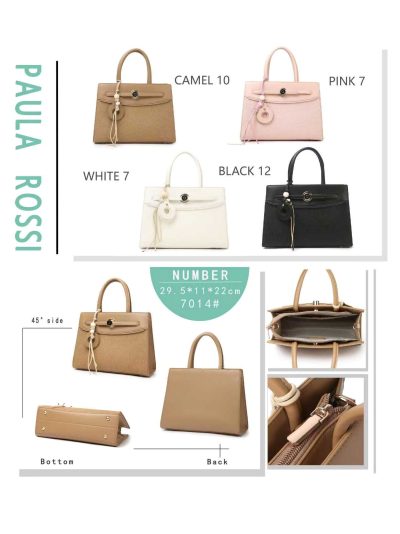 Bolso de mano estructurado colgante 2