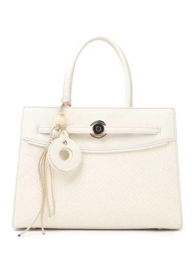 Bolso de mano estructurado colgante