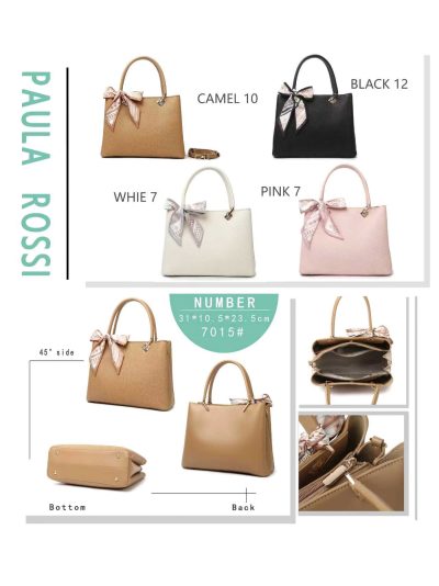 Bolso tote textura lazo lateral 2