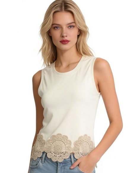 Blusa algodón bordado