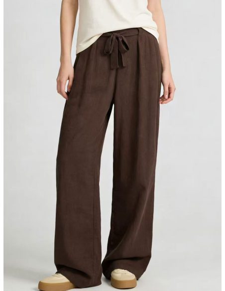 Pantalón lino lazo