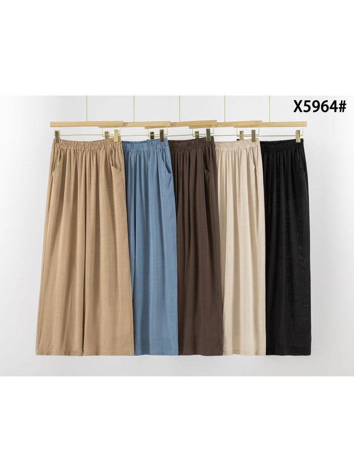 Pantalón palazzo lino