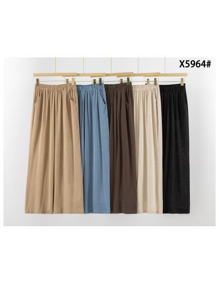 Pantalón palazzo lino