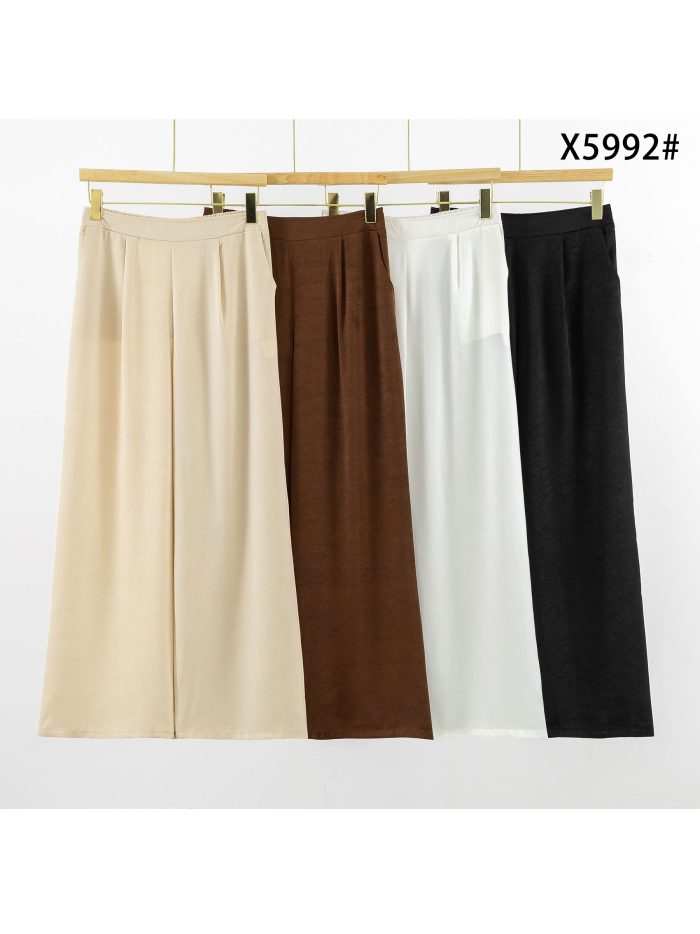 Pantaloni palazzo con pieghe