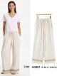 Pantalón lino cenefa borlas