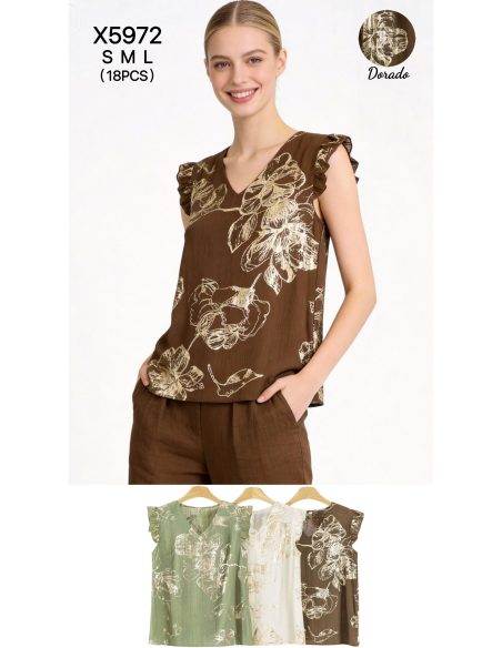 Fleurs supérieures à effet doré