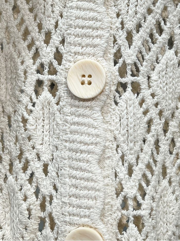 cardigan à motif losanges