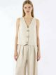 Co-Ord tailored waistcoat & wide-leg trousers