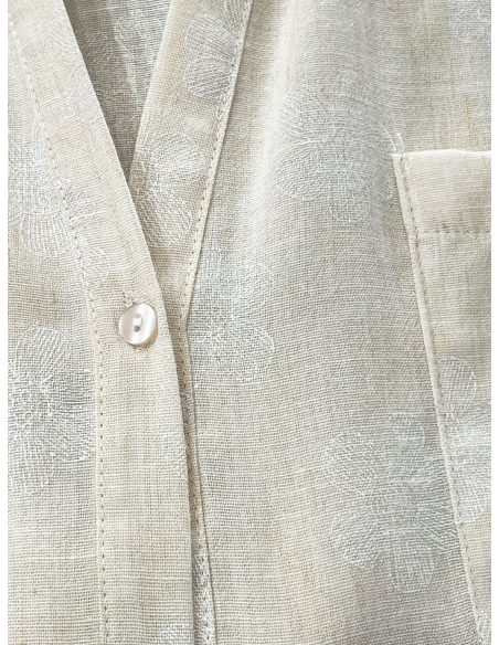 Vestido camisero estampado floral