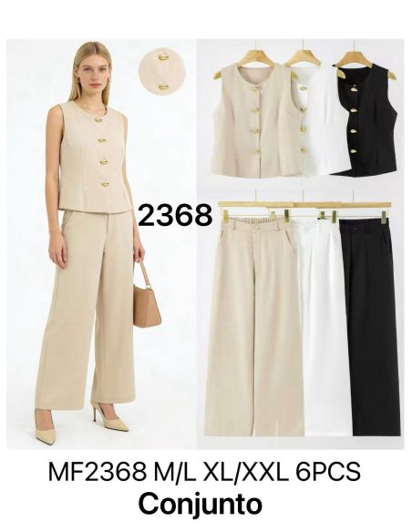 Co-Ord Metal button waistcoat & trousers