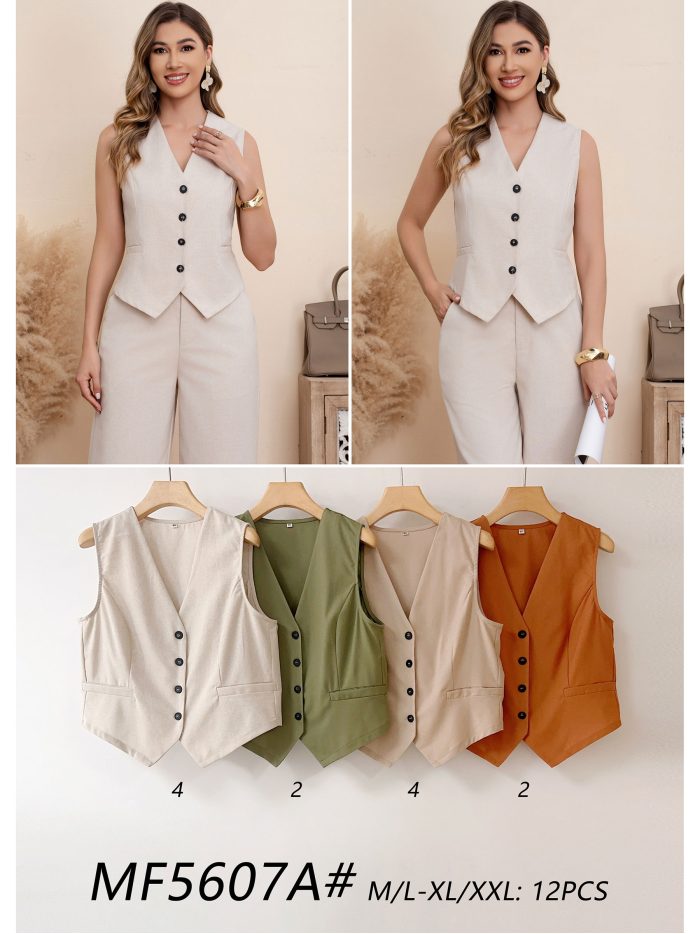 Chaleco sastre botones