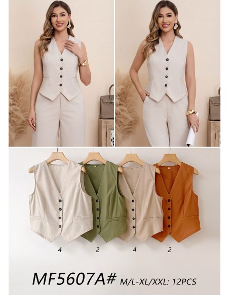 Chaleco sastre botones