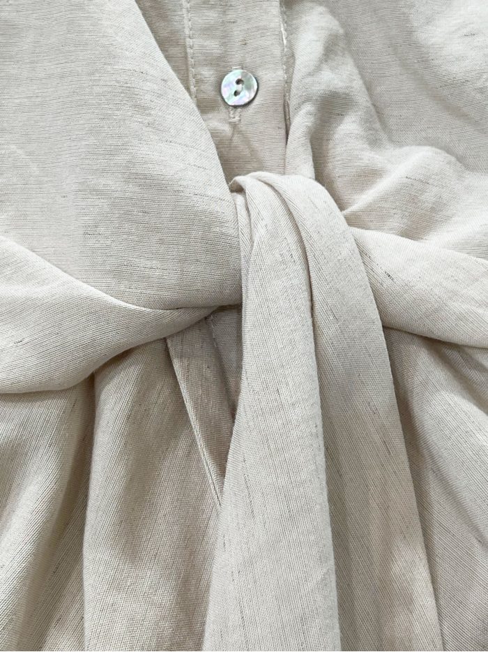 chemise à col cravate