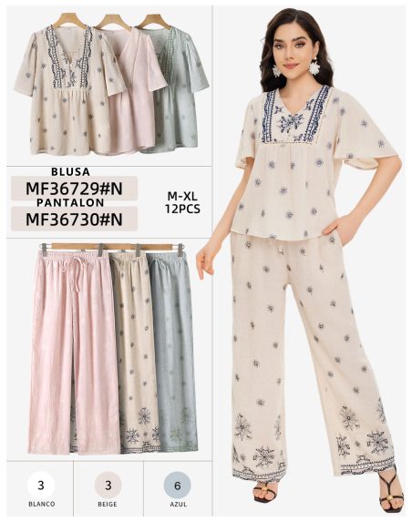 Blusa boho bordada canesú