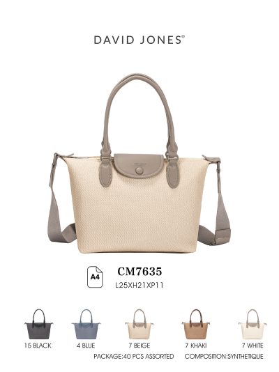 Bolso shopper canvas bicolor 2