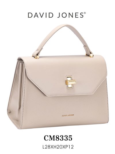 Bolso de mano solapa cierre giratorio