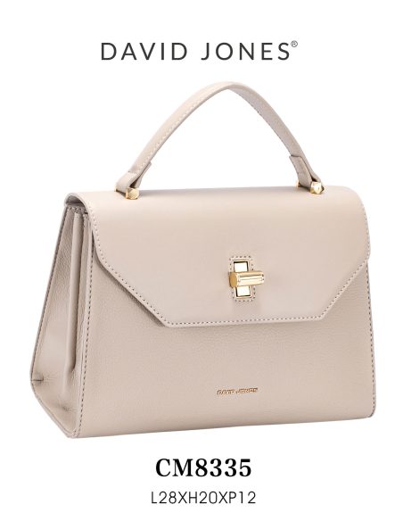 Bolso de mano solapa cierre giratorio