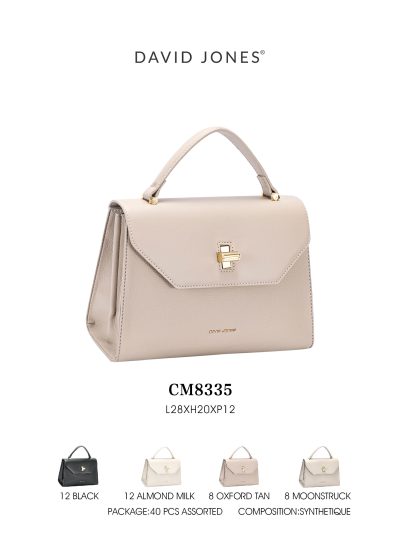 Bolso de mano solapa cierre giratorio 2