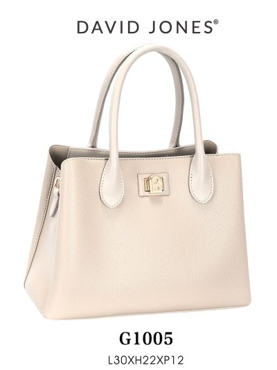 Bolso tote detalle metálico