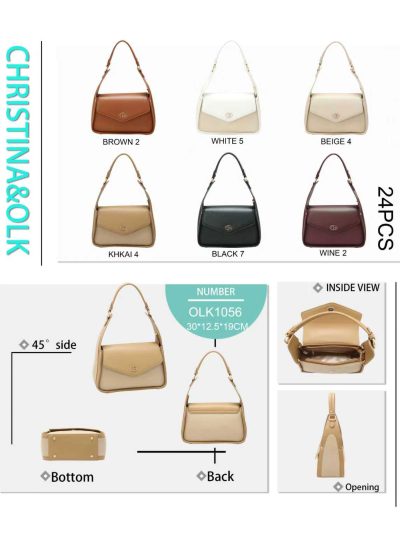 Bolso baguette de hombro solapa 2