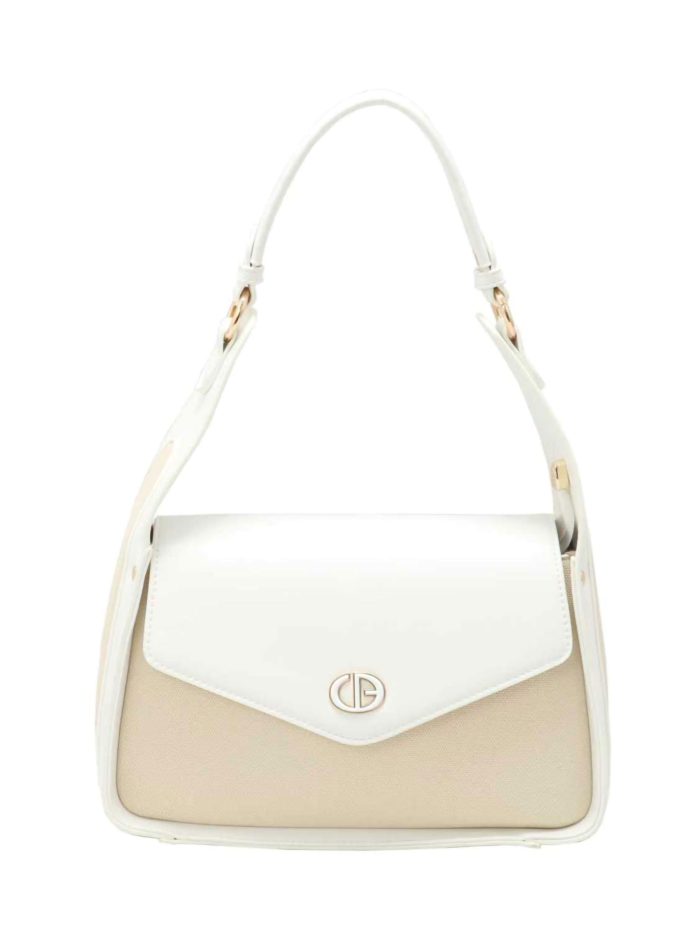 Bolso baguette de hombro solapa