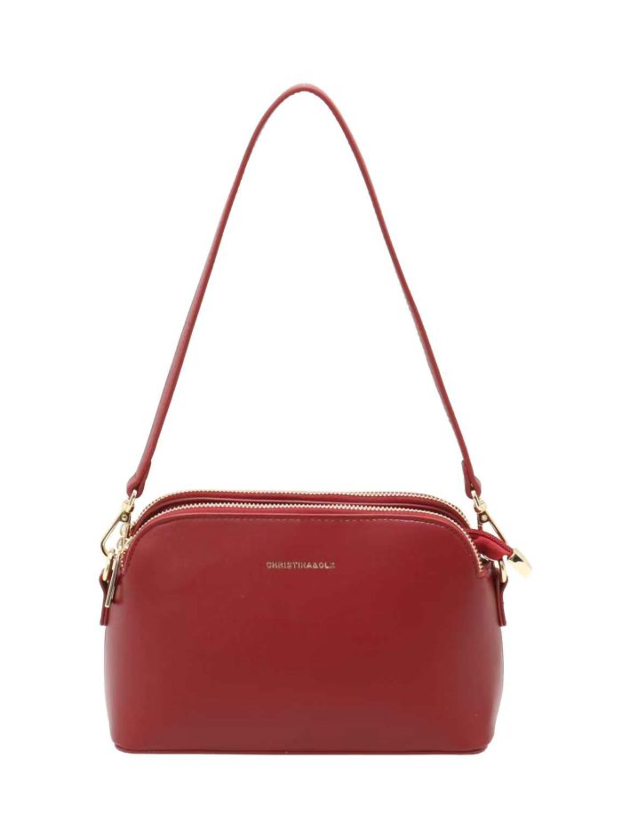 Bolso bandolera doble cremalleras